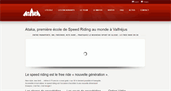Desktop Screenshot of ecole-speedriding.com